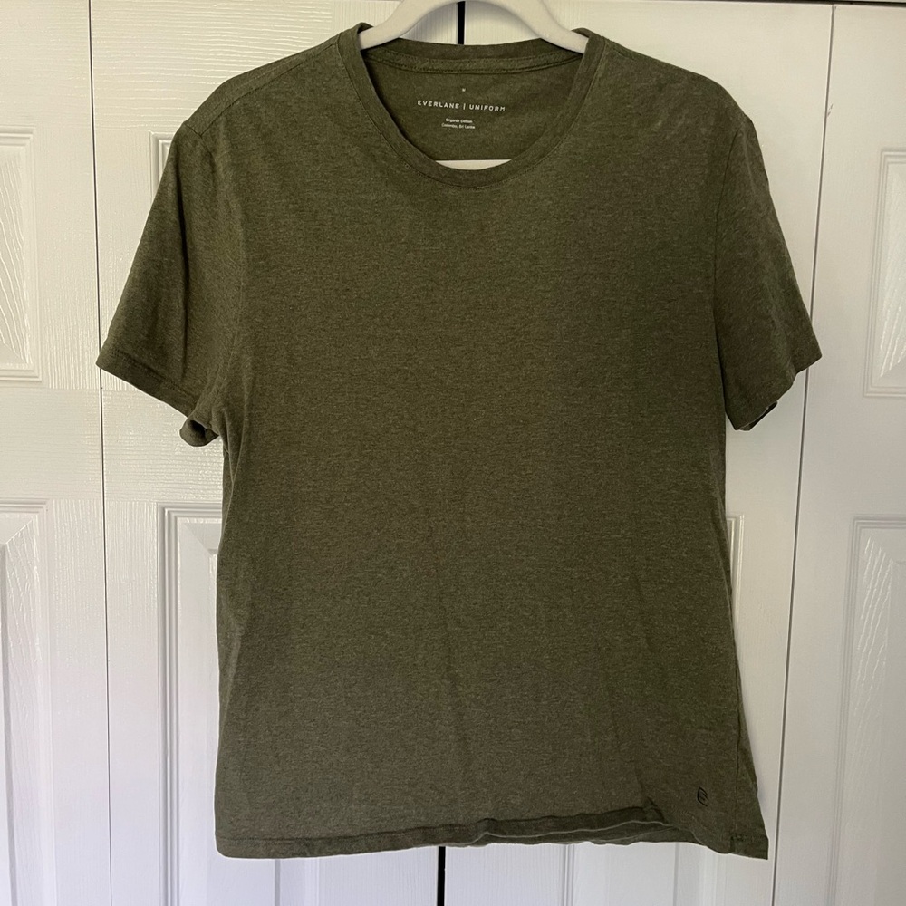 Everlane Men's Green Short Sleeve Tee